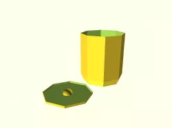 Parametric Inlay Creator (for a rock tumbler)