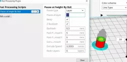 Pause at Layer or Height for Cura 3