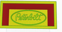 Peterbilt Logo Box for Center Console