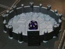 Pillars n Towers Dice Tray #1 For Dungeons & Dragons, Warhammer, Pathfinder and More Tabletop Games