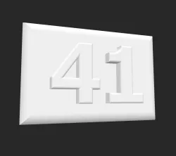 Plate Number 41