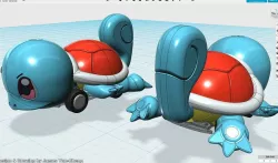 Pokémon - Squirtle pull-back car toy