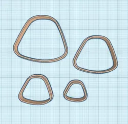 POLYMER CLAY CUTTER SET COLD PORCELAIN POLYMER CLAY CUTTER RINGS