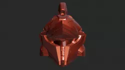 Printable Halo Achilles Helmet