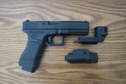 Railed Compensator for Glock 17/18 Airsoft GBB Pistol