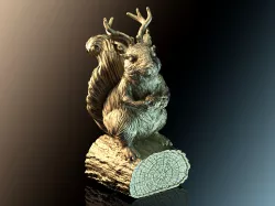 Ratatöskr Norse Mythology Squirrel Figurine