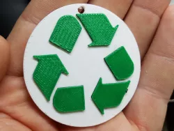 Recycle Keychain