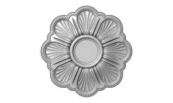 Rosette plaster molding N04 3D print model