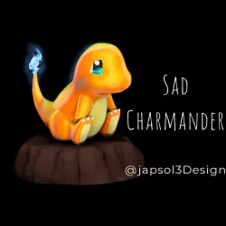 Sad charmander
