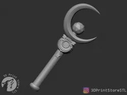 Sailor Moon Wand From Sailor Moon - Fan Art 3D print model