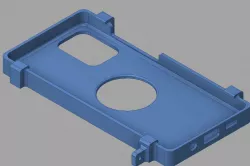 Samsung A51 stand with silicone cases for paraglider cockpit