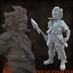 Sea Elf Pirate Miniature