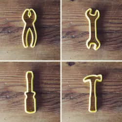 Set cookie cutters tools