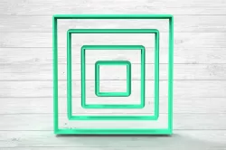 SET OF SQUARE CUTTERS X4