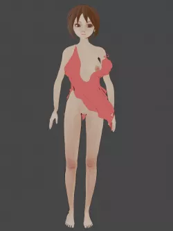 SEXY YOUNG ANIME GIRL FOR 3D PRINTING
