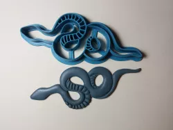 SNAKE EMBOSSING POLYMER CLAY CUTTER/STAMP