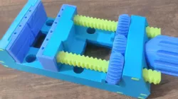 Solid thread for horizontal 3D printing +*.blend file