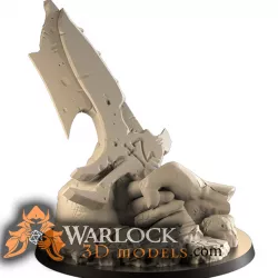 Space elf exodite Khaine ruins 60mm base