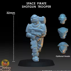 Space Trooper with Shotgun