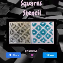 Squares Stencil
