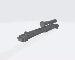 Steampunk Weapons: Double Musket (28mm Scale gun)