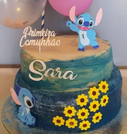 Stitch wall decor and cake topper