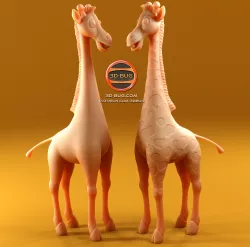 Stylized giraffe