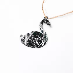 Swan PENDANT NECKLACE JEWELRY EARRINGS