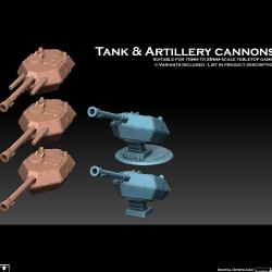 STL file Steampunk Tank, Tri-Cannon