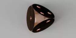 Tetrahedral die