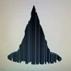 Three D and 2D Witches hat silhouette "Toil & Trouble"