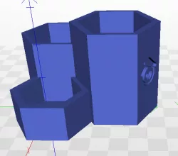 Triple pot / Flower Pot,triple / Plant Pot, triple