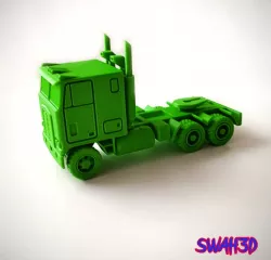 Truck Kenworth k100 semi-trailer tractor (print in place)