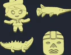 Typical Tabasco cookie cutters