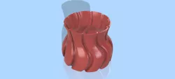 Vaso de Plantas Twisted (Plant Vase / Plant Pot)