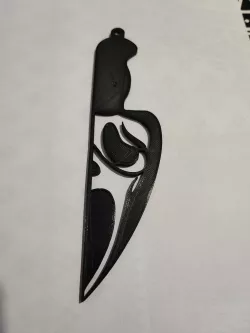 Wall Art Ghostface Knife Scream