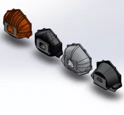 1/24 Scale Chevy Transmission Bellhousing Options File Pack