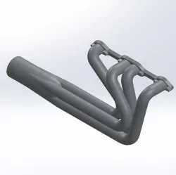 1/24 Scale SBC Drag Headers