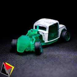 1/64 Scale Chassis Hot Rod Style for Hot Wheels Ford 32 (separated files)