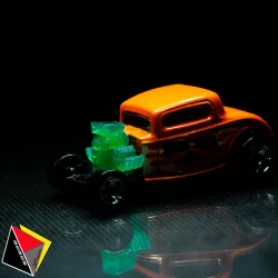 1/64 Scale V8 Hot Rod Engine Diecast