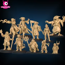 10 Wizard Races: Gnome, Dwarf, Necromancer, Tiefling, Elf, Human...
