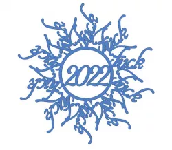 2021, 2022, 2023, 2024 Snowflake Ornament