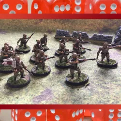 28mm IJA Imperial Japanese Army Paratropers Squad WW2 Multi Pose