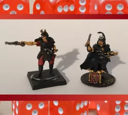 28mm Samurai Wokou Captains