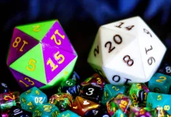 3D Printed D20 Tiles STL - Courier