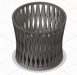 3D Trash Can for desk