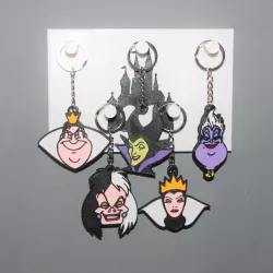 5 Keychain Disney Villains