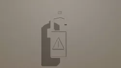 A danger door hanger