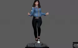 AMERICA CHAVEZ DOCTOR STRANGE 2 MULTIVERSE OF MADNESS MARVEL MCU 3D PRINT MODEL