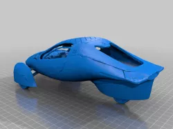 Aptera with Interior and Moving Parts